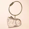 جاکلیدی با مخزن موی گربه Keychain With Cat Hair Container