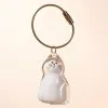 جاکلیدی با مخزن موی گربه Keychain With Cat Hair Container