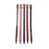 قلاده گردنی چرم سگ طرح پوست ماری سایز متوسط Leather Pet Collar Size M 