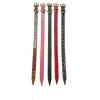 قلاده گردنی چرم سگ طرح پوست ماری سایز متوسط Leather Pet Collar Size M 