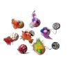 توپ بازی صدادار همراه با پر مخصوص گربه و سگ Sounding Toy Ball With Feathers For Cats & small Dogs 