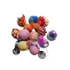 توپ بازی صدادار همراه با پر مخصوص گربه و سگ Sounding Toy Ball With Feathers For Cats & small Dogs 