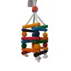 اسباب بازی پرنده یونیک آویز چوب رنگی مکعبی Unique Bird Woody Cube Toy
