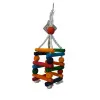 اسباب بازی پرنده یونیک آویز چوب رنگی مکعبی Unique Bird Woody Cube Toy