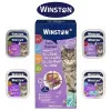 ووم گربه وینستون مولتی پک Winston Feine Pasteten Mit (Rind, Lachs, Geflugel, Wild)