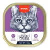 ووم گربه ونپی با طعم ماهی تن و میگو Wanpy Tuna Mousse With Shrimp 40g