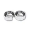 ظرف استیل دوقلو طرح S Saas Dual Feeding bowl