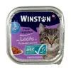 ووم گربه وینستون ماهی سالمون در سس گیاهی :: Winston Mit Lachs