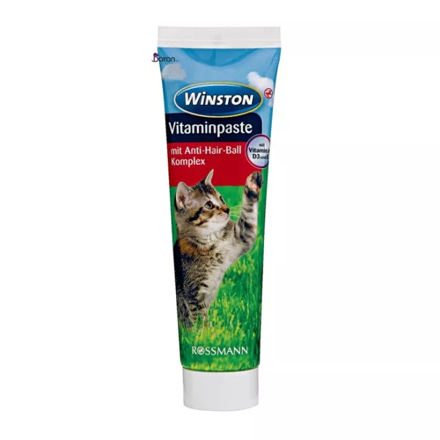 مالت گربه وینستون حاوی مولتی ویتامین (100 گرم)