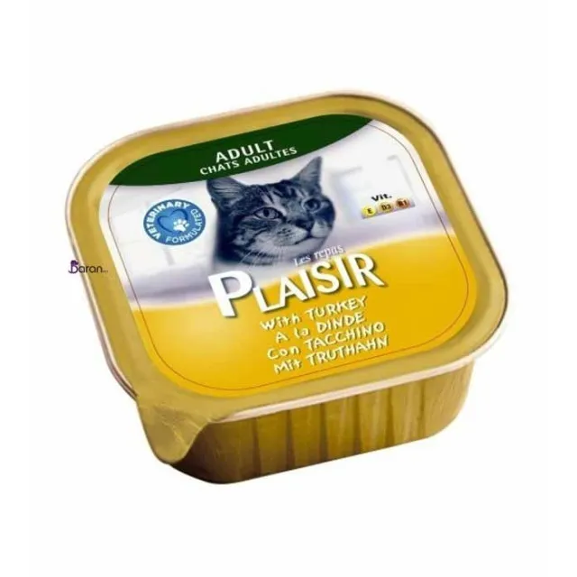 کنسرو گربه پلایزر حاوی گوشت بوقلمون (100 گرم)
