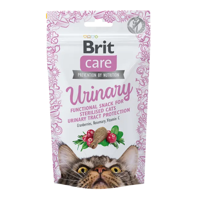 تشویقی گربه عقیم یورینری بریت کر Brit Care Sterilized urinary Snacks 50g