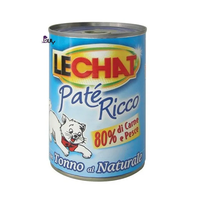 کنسرو گربه ماهی تن طبیعی مرغ لچت (400 گرم)