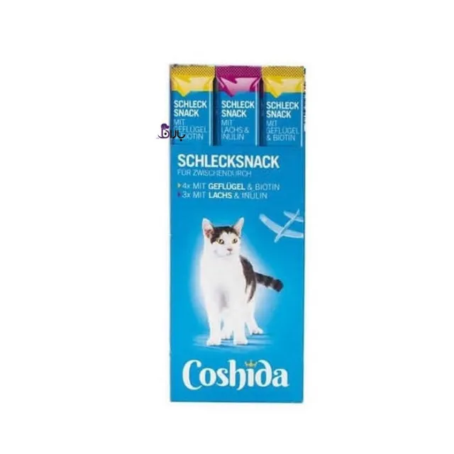 بستنی گربه کوشیدا حاوی مرغ و ماهی (7 عددی)