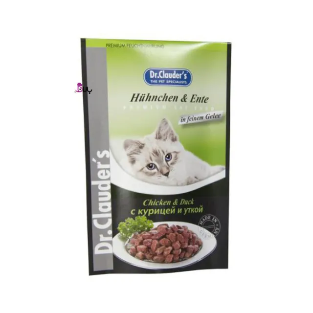پوچ گربه دکتر کلادرز مرغ و اردک (100 گرم)
