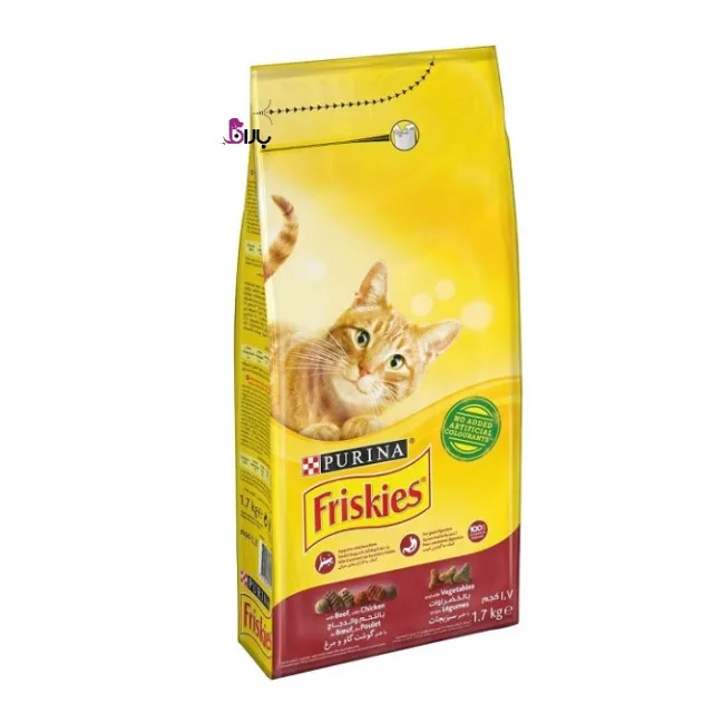 غذای گربه فریسکیز گوشت و مرغ (1/7 کیلوگرم)