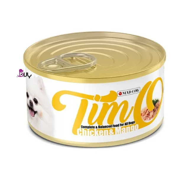 کنسرو سگ تیمو مرغ و انبه (120 گرم)