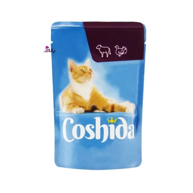 پوچ گربه کوشیدا با گوشت گوساله و بوقلمون Coshida mit kalb & truthahn وزن ۱۰۰ گرم