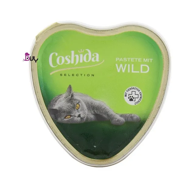 ووم قلبی گربه کوشیدا گوشت شکار مدل Vome Wild وزن 85 گرم