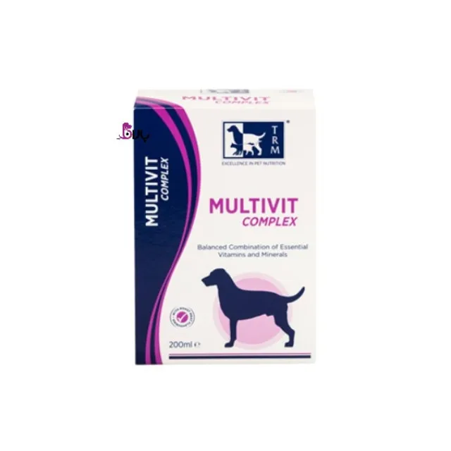 شربت مولتی ویتامین و مکمل غذایی سگ مولتیویت کامپلکس برند تیآرام – TRM Multivit Complex