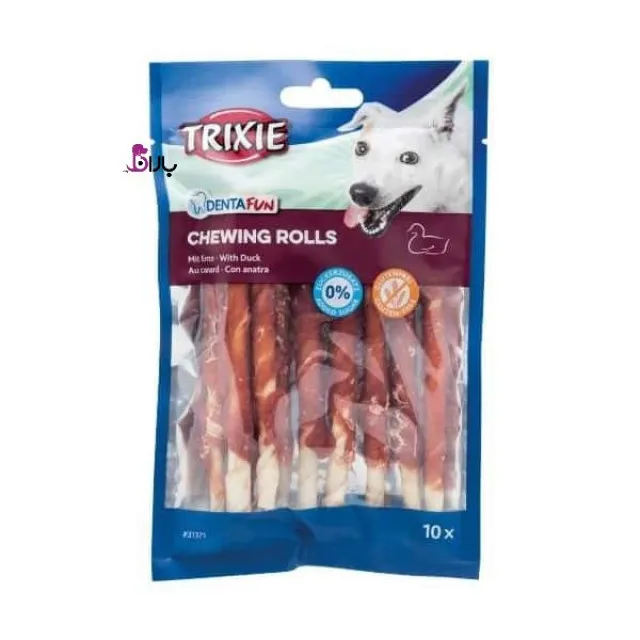 تشویقی دنتال سگ تریکسی دورپیچ اردک Trixie Chewing Rolls With Duck