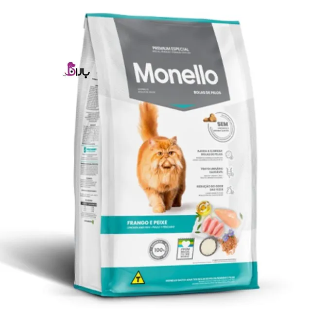 غذای گربه بالغ مونلو مرغ و ماهی (1 کیلوگرم)