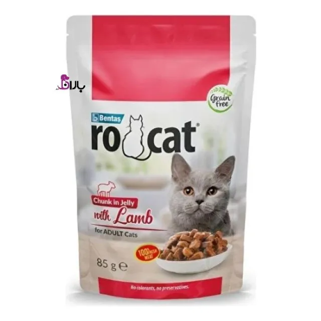 پوچ گربه روکت گوشت بره در ژله 85 گرمی
