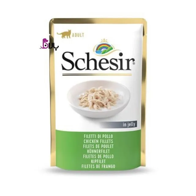 پوچ گربه شسیر مرغ در ژله 85 گرمی