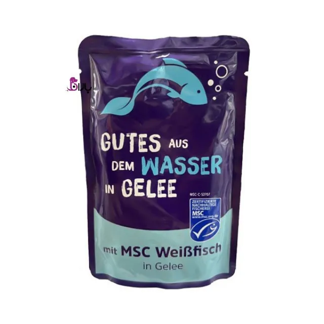 پوچ گربه ماهی سفید در ژله کوشیدا – Coshida white fish Wet Cat Food In Gelle