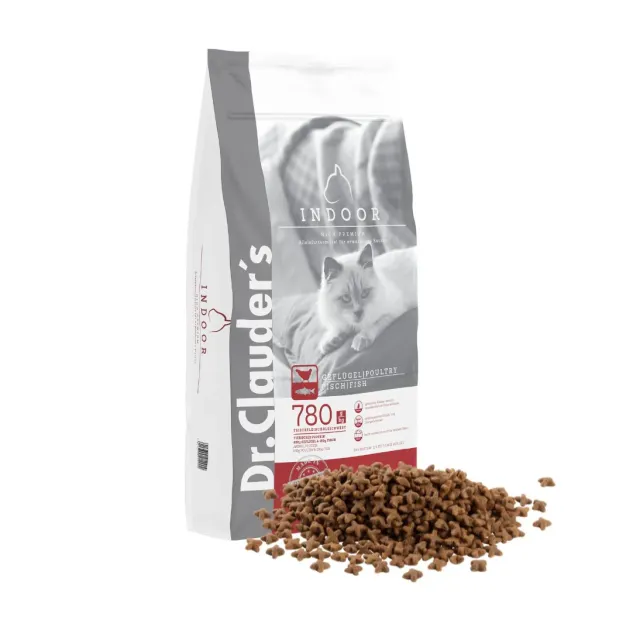 غذا خشک گربه داخل خانه دکتر کلادرز Dr. Clauder's High Premium Indoor