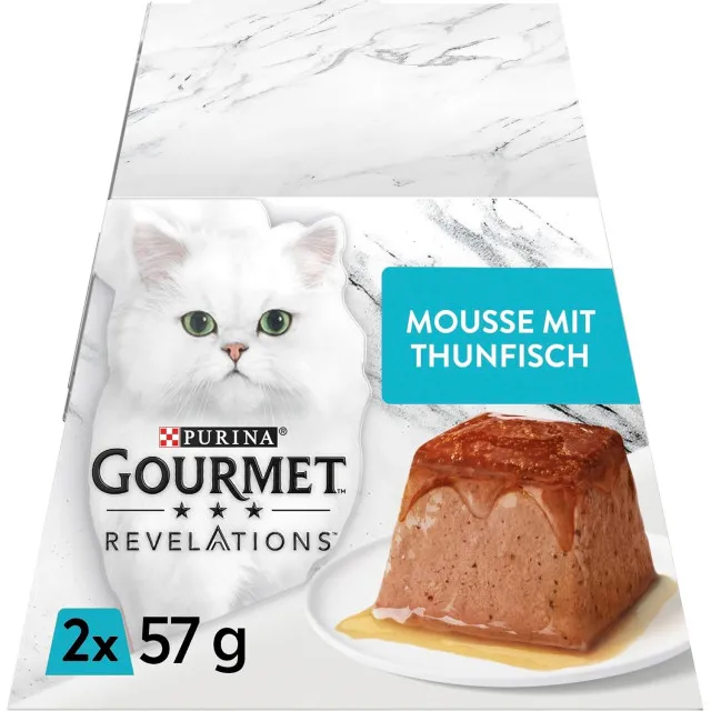 دسر موس ماهی تن در سس Purina Gourmet ThunFisch Mousse With Sauce