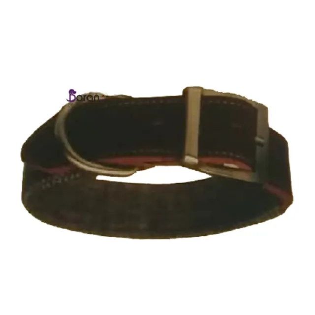 قلاده چرم و پارچه پتی کر سایز L