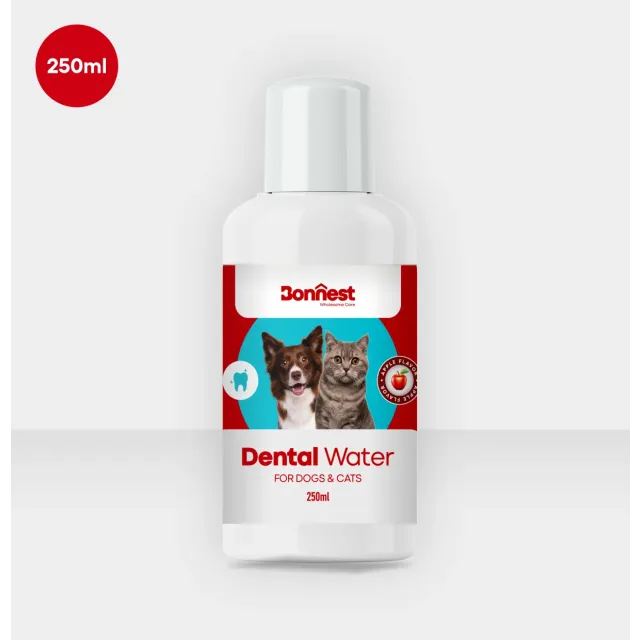 محلول مراقبت از دهان و دندان سگ و گربه بونست با طعم سیب  Bonnest Dental Water Additive Apple Flavor 
