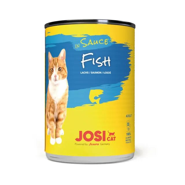 کنسرو گربه جوسرا جوسی ماهی سالمون در سس Josera Josi Cat Fish in Sauce 