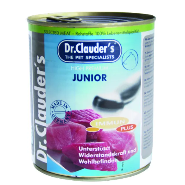 کنسرو سگ دکتر کلادرز مخصوص توله سگ حاوی گوشت :: Dr. Clauder's Junior