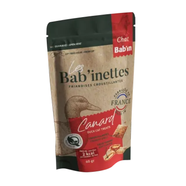 تشویقی کم کالری گربه بابین گوشت اردک Bab'inette - Duck