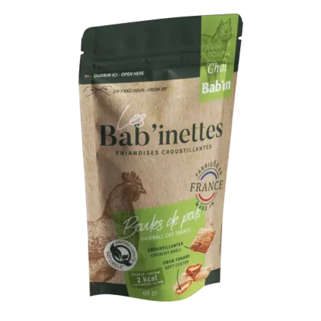 تشویقی هربال گربه بابین گوشت مرغ Bab'inette - Furballs