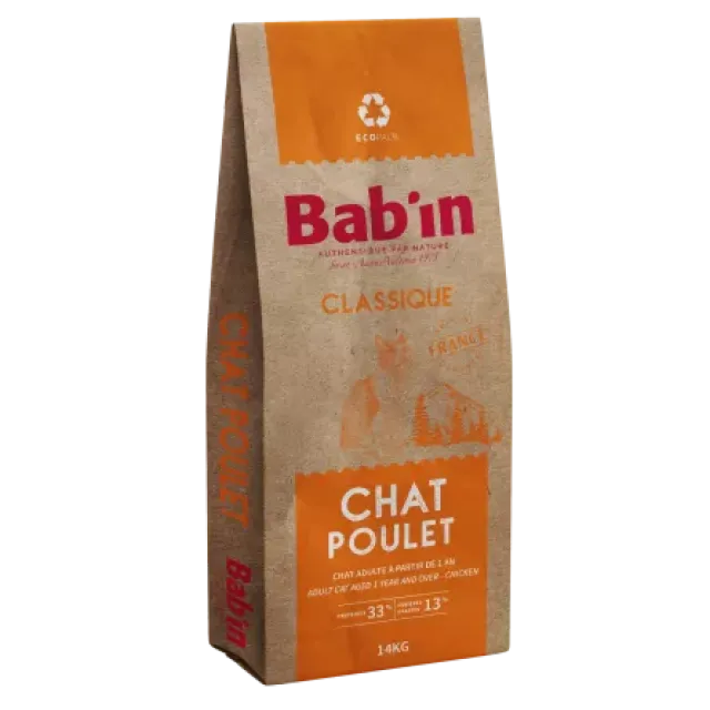 غذای گربه بابین کلاسیک مرغ Babin Classic Chicken