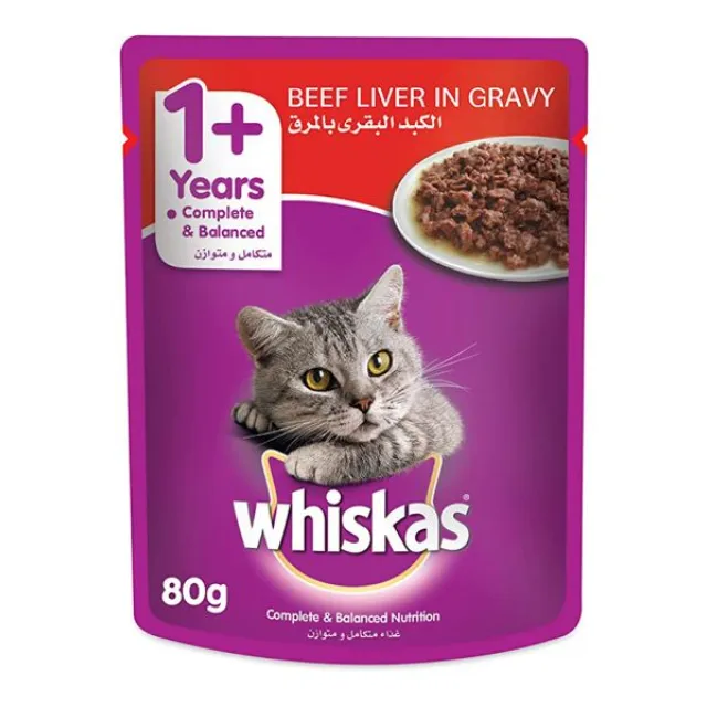 پوچ ویسکاس بیف و جگر :: Whiskas with Liver and Beef