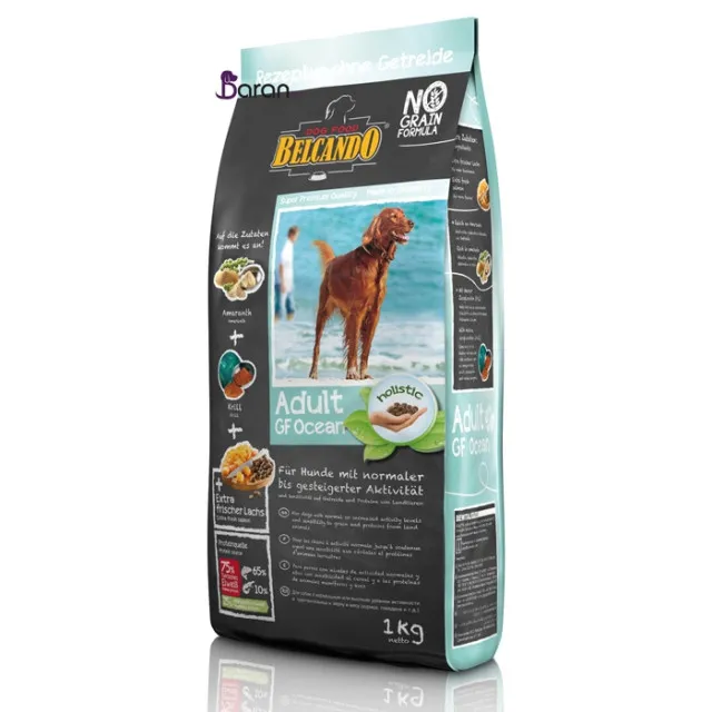 غذای خشک سگ بلکاندو مخصوص سگ بالغ بدون غلات حاوی گوشت ماهی :: Belcando Adult Grain Free Ocean