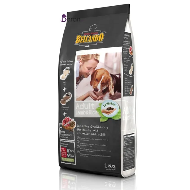 غذای سگ بلکاندو حاوی گوشت بره و برنج :: Belcando Adult Lamb & Rice