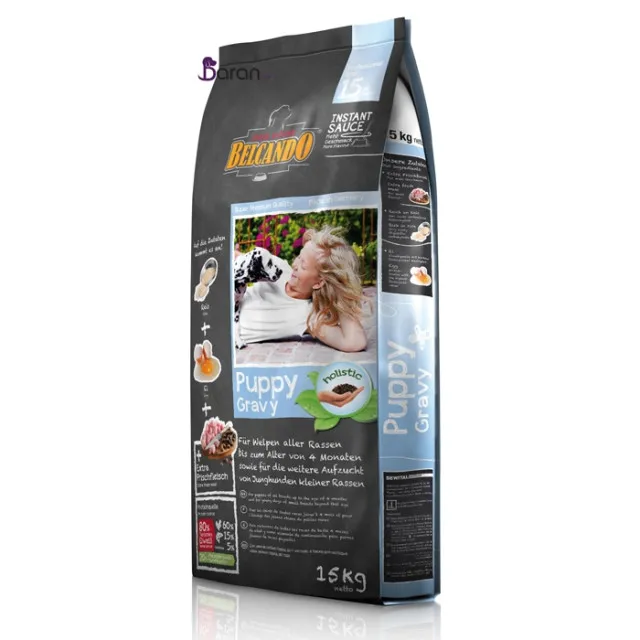غذای توله سگ بلکاندو حاوی مرغ :: Belcando Puppy Gravy
