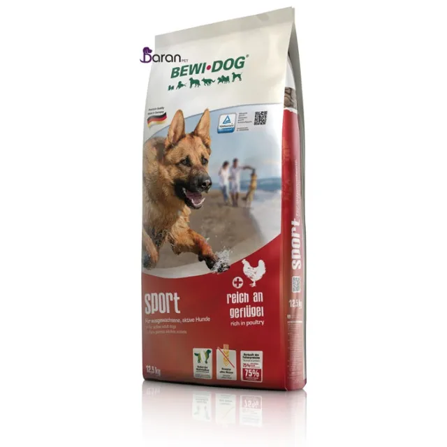 غذای سگ با فعالیت زیاد بوی داگ اسپورت :: Bewi Dog Sport