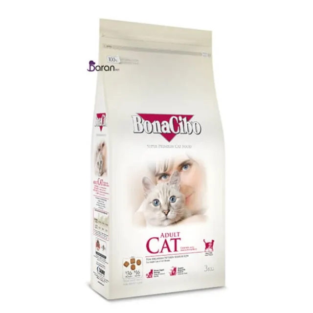 غذای گربه بالغ بوناسیبو حاوی مرغ و ماهی (2 کیلوگرم)