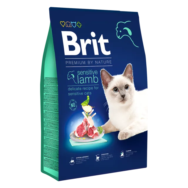 غذای گربه حساس بریت  |Brit Premium Cat Sensitive 1.5kg