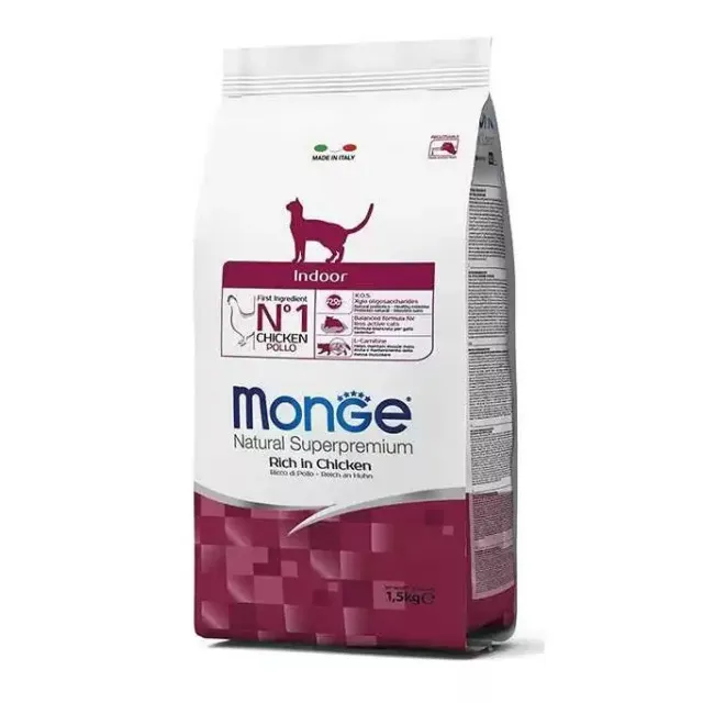 عذای گربه ایندور مونژه مرغ :: Monge Indoor Chicken