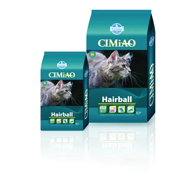 غذای خشک گربه CIMiAO مخصوص دفع گلوله های مو از دستگاه گوارش :: CIMiAO Hairball