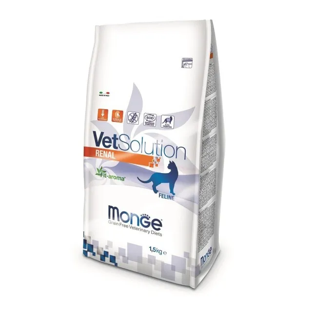 عذای درمانی رنال گربه مونژه :: Monge Vet Solution Renal 1.5kg