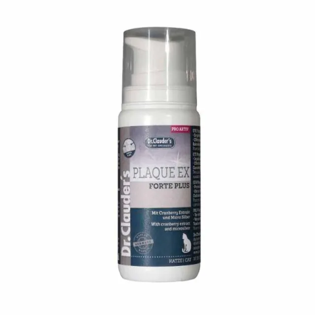 سرم ضد جرم و پلاک دندان دکتر کلاودرز گربه  Dr. Clauder's Plaque EX Forte Plus