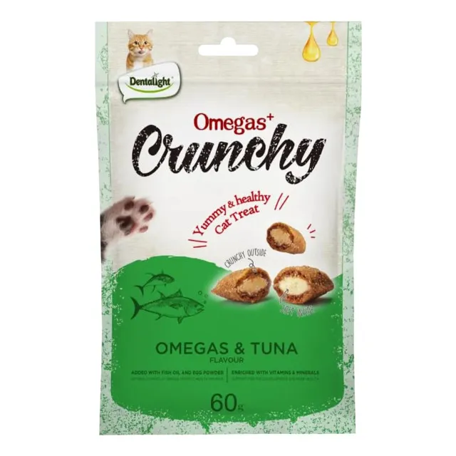 دنتالایت ماهی تن حاوی امگا :: Dentalight Cat Treat Omegas & Tuna