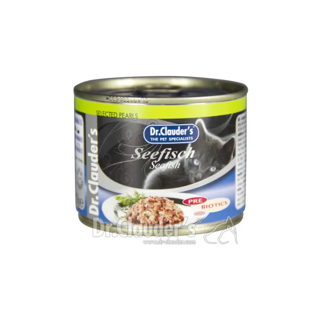 کنسرو گربه دکتر کلادرز حاوی گوشت ماهی :: Dr. Clauder's Pre-biotics Fish